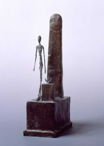 Alberto Giacometti
Projet de monument pour un personnage c�l�bre 
(Projet de monument pour Gabriel P�ri)
bronze, 1946
39,3 x 11 x 18,7 cm
signed and numbered on plinth: 'A. Giacometti 1/8'
stamped with foundry mark
posthumous cast, foundry Valsuani, Paris
edition of 8
certificates by
James Lord, Paris, 15 May, 1996 and
Airaindor-Valsuani, Chevreuse, 1 June, 1994
PROVENANCE
Diego Giacometti.
Private collection, Luxemburg.
